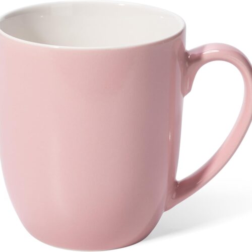 16 oz Large Coffee Mug with Handle Tea Cup Novelty Coffee Cup Idea Gift for Men Women Office Work (Pink)