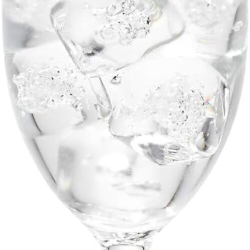 Restaurantware Nude 14 Ounce Water Goblets Set Of 6 Crystal Goblet Glasses – Laser-Cut Rim Fine-Blown Crystal Water Glasses For Weddings Anniversaries And Special Events Dishwasher-Safe